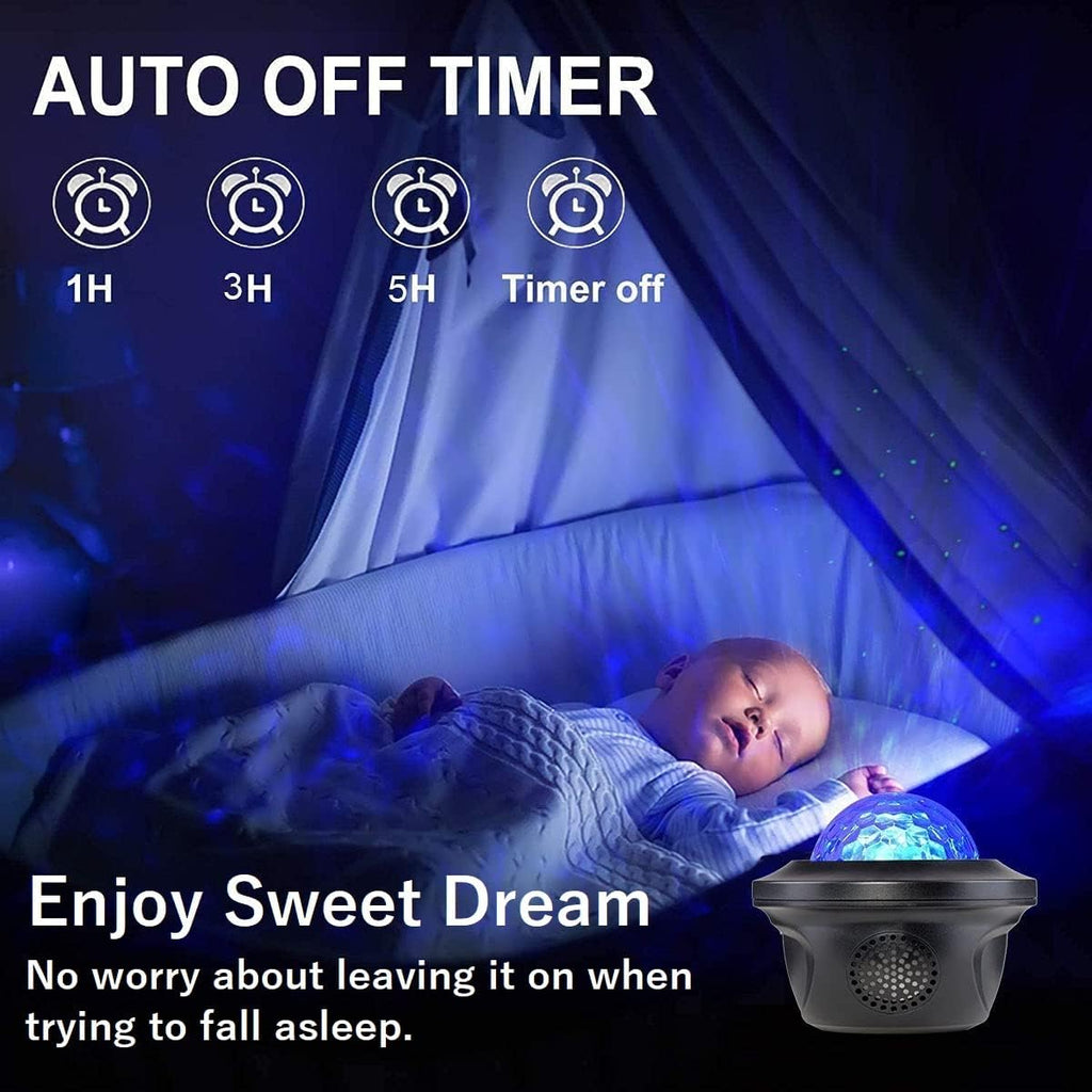 Galaxy Projector, Star Projector Bluetooth Speaker Timer for Bedroom