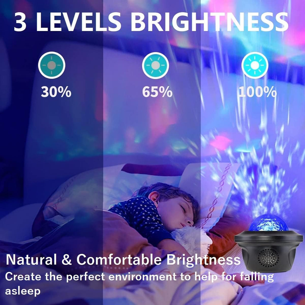Galaxy Projector, Star Projector Bluetooth Speaker Timer for Bedroom