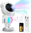 Astronaut Galaxy Projector with Bluetooth Speaker, Remote Control & 360° Adjustable Nebula Night Light