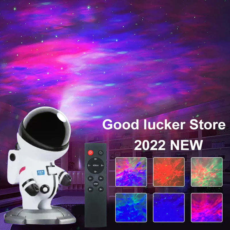  Astronaut Star Projector Starry Sky Projector Galaxy Lamp Night Light for Decoration Bedroom Home Decorative Children Gifts